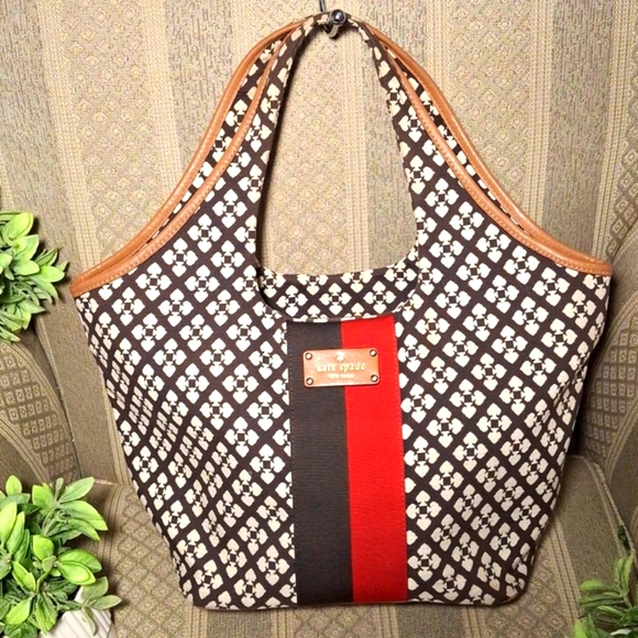 Kate Spade Stripe Hobo tote - Picture 16 of 16